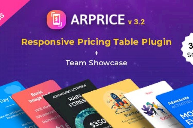 ARPrice - Best Pricing Table Wordpress Plugin 3.8.1