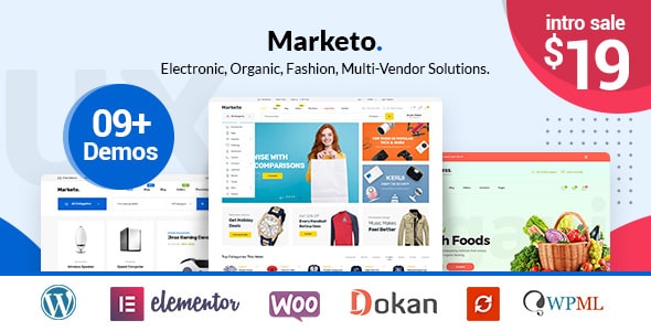 Marketo 3.7 - eCommerce & Multivendor Marketplace WooCommerce Theme