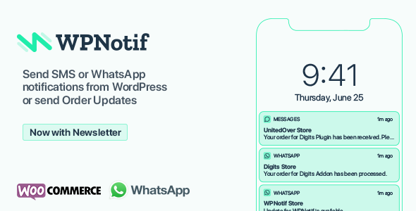 WPNotif - WordPress SMS and WhatsApp Notifications 2.5.1