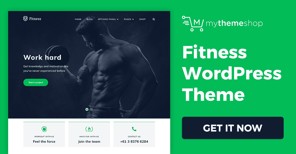 MyThemeShop Fitness Theme 1.0.8 Download