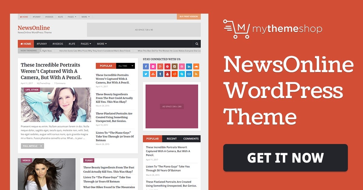 MyThemeShop NewsOnline WordPress Theme 1.2.8