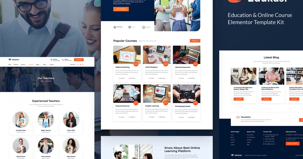Edukasi Education Online Course Elementor Template Kit Download Edukasi Education Online Course Elementor Template Kit Download