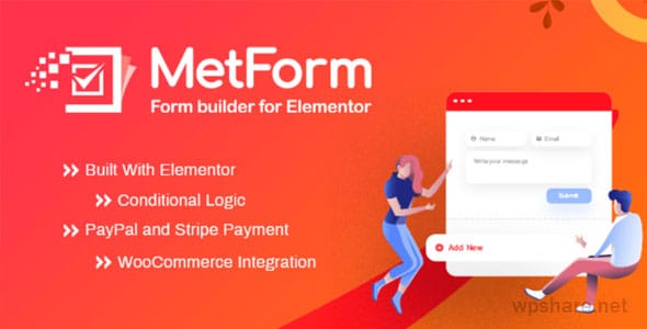 MetForm Pro v1.2.13 Advanced Elementor Form Builder Download