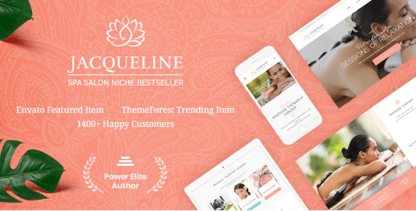 Jacqueline - Spa & Massage Salon Beauty WordPress Theme + Elementor 1.6.5 Download