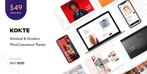 Konte 2.0.5 - Minimal & Modern Woo WP Theme GPL Download