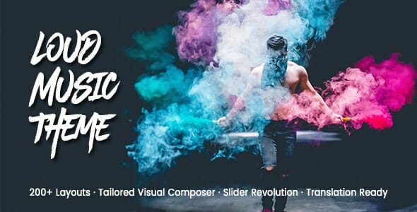 Loud – A Modern WordPress Theme For The Music Industry 2.1.1 GPL Download