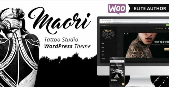 Maori 1.4.1 – Tattoo Studio WordPress Theme GPL FREE Download