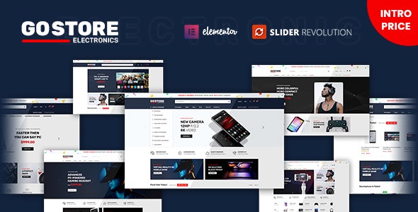 GoStore 1.0.3 - Elementor WooCommerce WordPress Theme