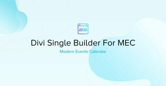Divi Single Builder for Modern Events Calendar (MEC) 1.0.2 GPL Download