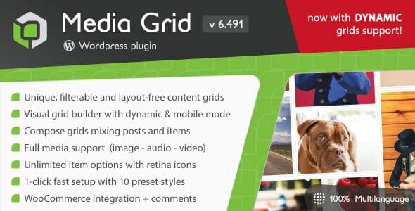 Media Grid Responsive Portfolio Plugin 6.5.6 GPL FREE Download