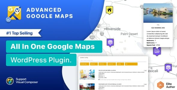 Advanced Google Maps 5.2.9 - GPL Plugin for WordPress