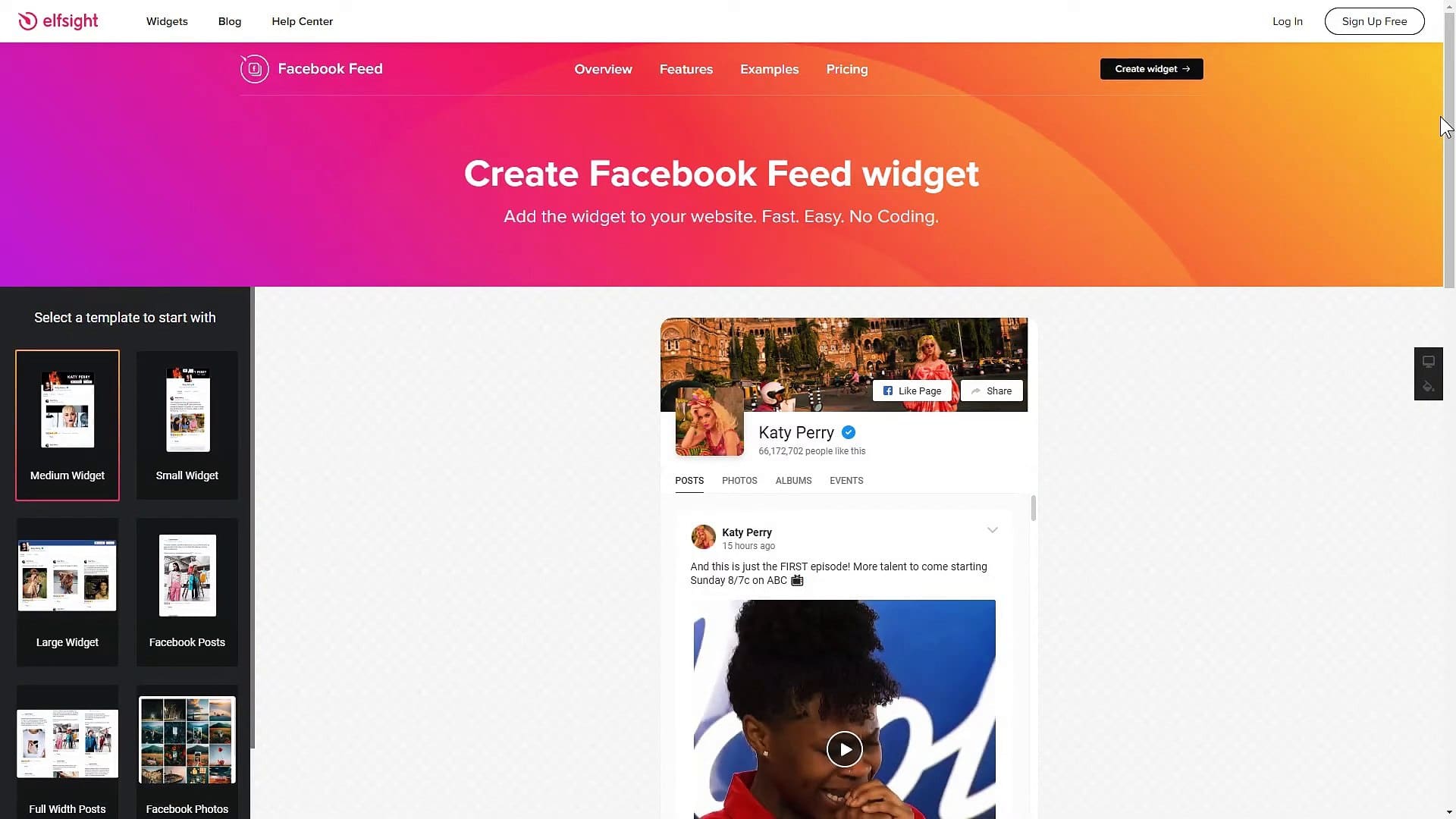 Elfsight Facebook Feed Plugin 1.15.0