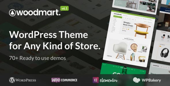 WoodMart 6.1.4 – Multipurpose Responsive WooCommerce WP Theme