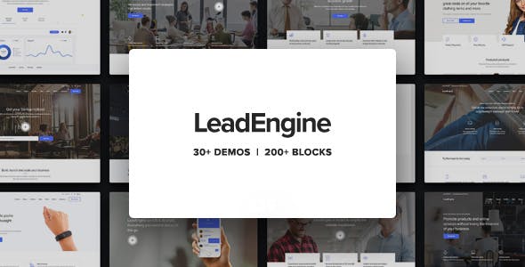 LeadEngine 3.0 - Multi-Purpose WordPress Theme with Page Builder FREE Download