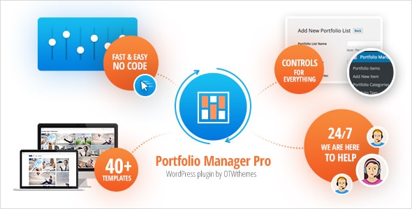 Portfolio Manager Pro 3.2 - WordPress Responsive Portfolio & GOthersery FREE Download