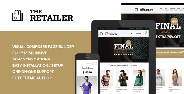The Retailer WP Theme for WooCommerce Online Store 3.2.9 Download