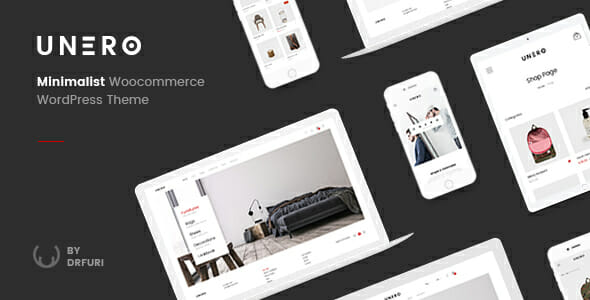 Unero GPL 1.9.5 - Minimalist AJAX WooCommerce WordPress Theme Nulled Free
