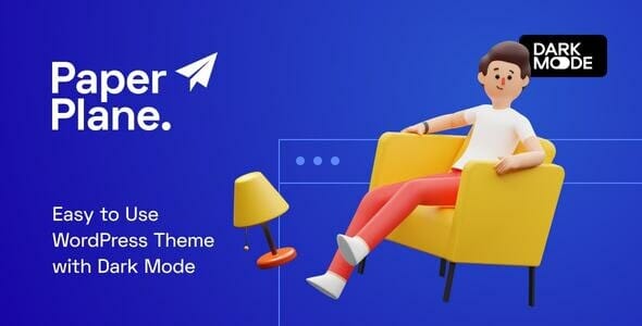 Paper Plane 1.1.0 - Creative Parallax WordPress Blog Theme GPL Download