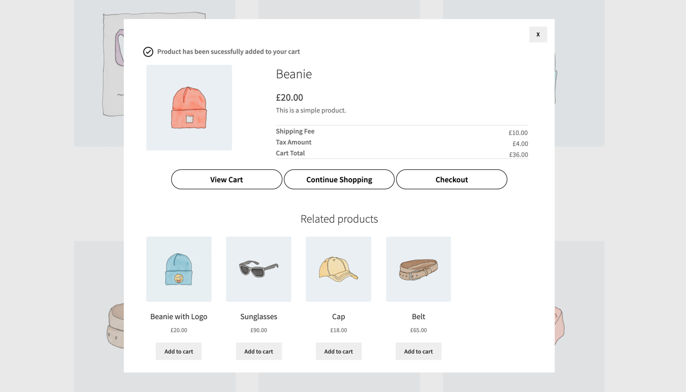 Added to Cart Popup For WooCommerce GPL