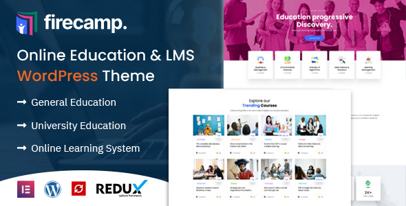 Firecamp Education WordPress Theme